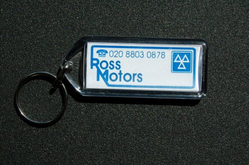 Convex Acrylic Key Fob