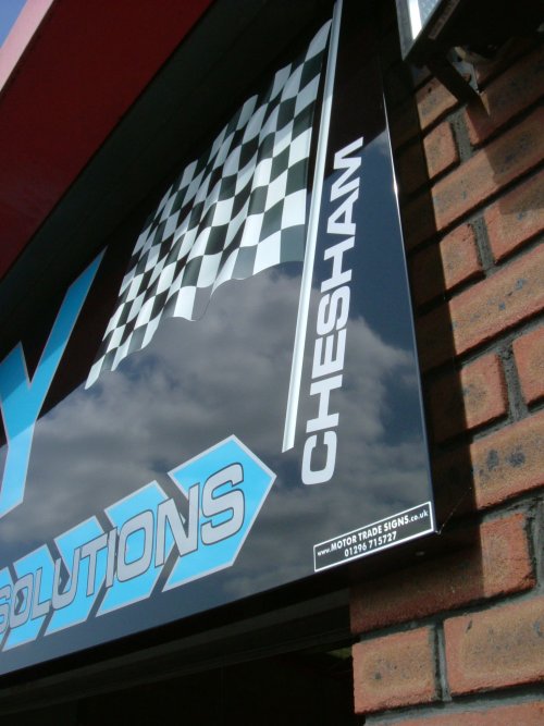 Sign Tray Close Up