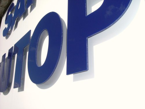 Stand Off Perspex Signs